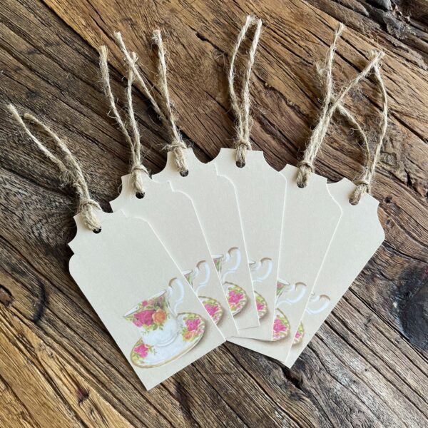 Cadeaulabels theekopje