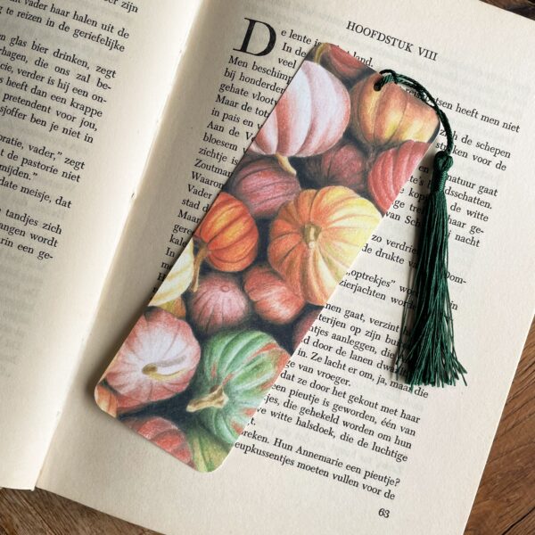 Boekenlegger pompoenen