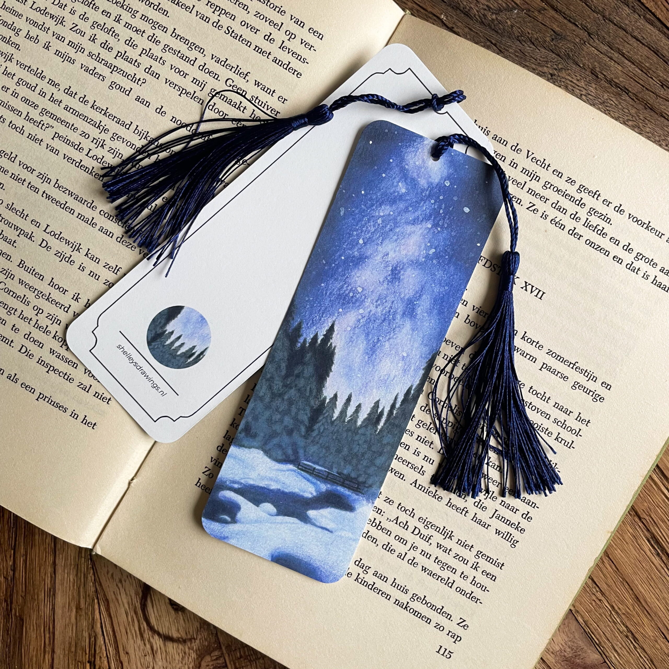 Boekenlegger sterrenbos - Afbeelding 2