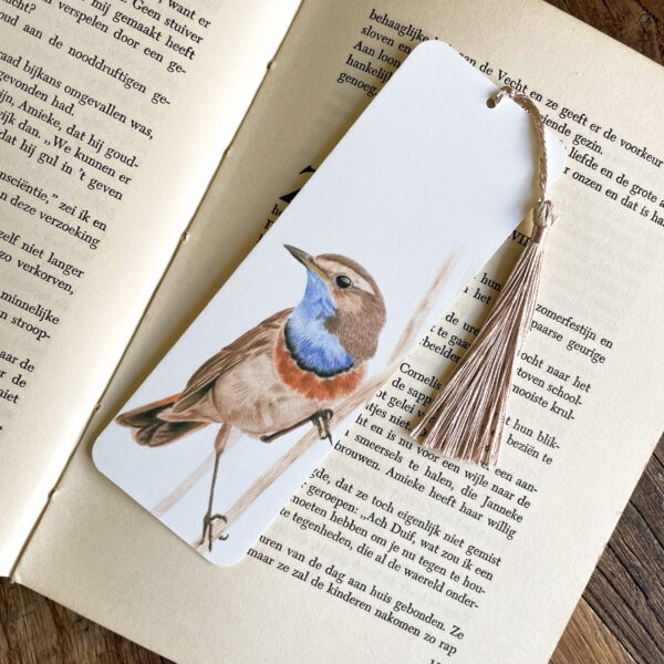 Boekenlegger blauwborst